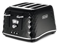 Delonghi 4 slice Black Toaster