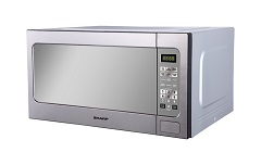 Sharp 62 Liter Microwave in Stainless Steel