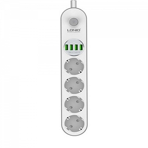 LDNIO 4 Outlet, 4 USB Smart Power Strip and Surge Prote...