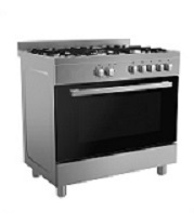 Midea 5 Burner, 36 inch Gas Stove with Rotisserie