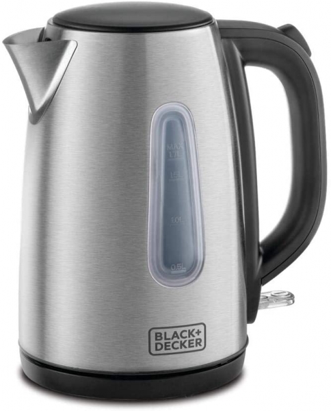 Black & Decker JC450 2000W Stainless Steel Kettle with Concealed Coil